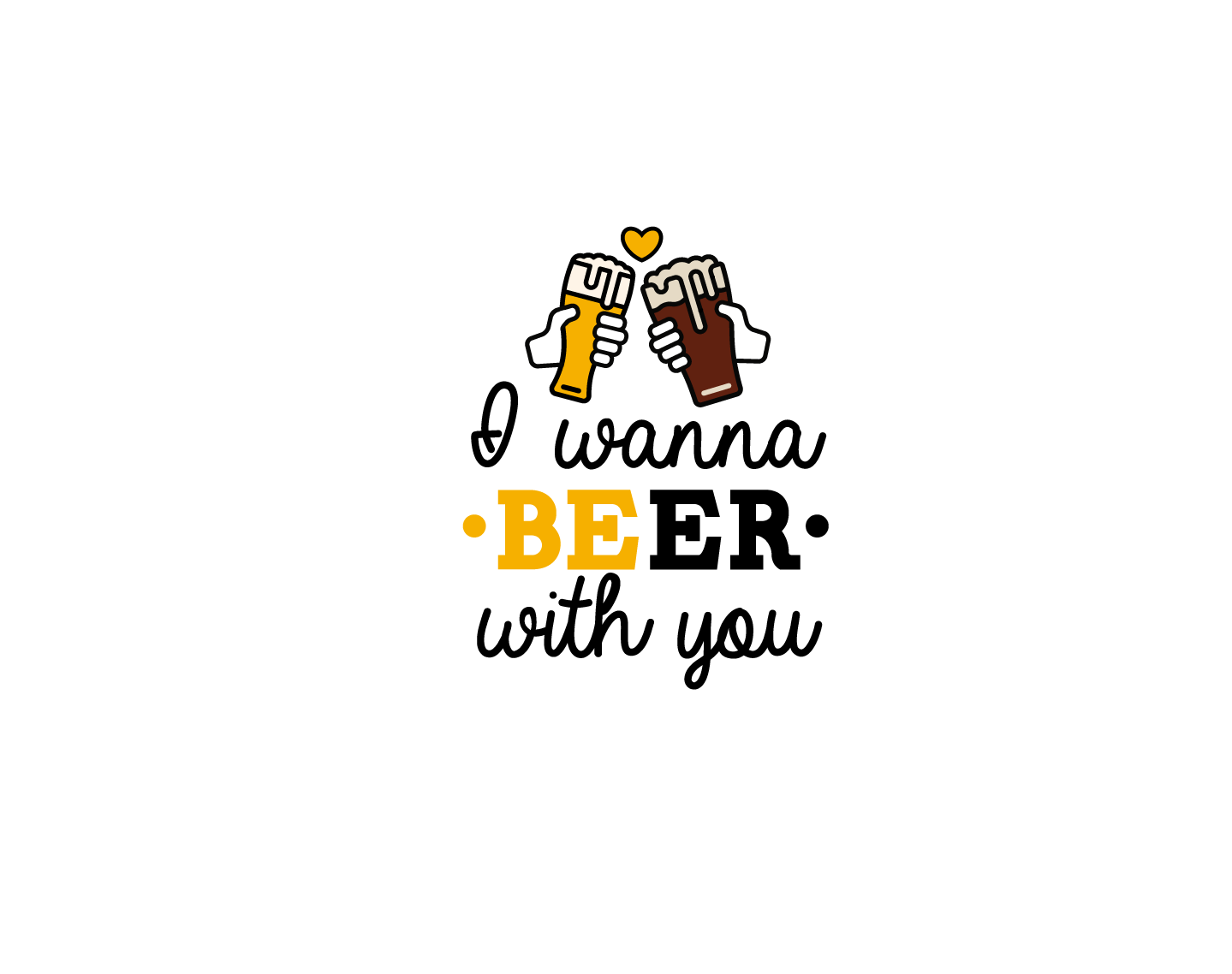 logo de I wanna beer with you